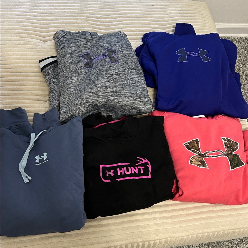 Under Armour Hoodie Set - Blue, Gray, Black, Pink